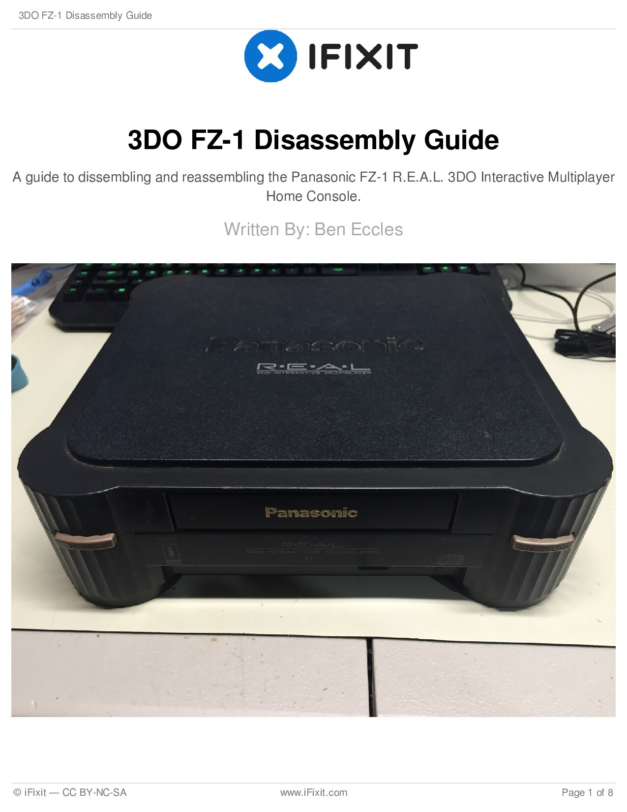 3DO FZ-1 Disassembly Guide