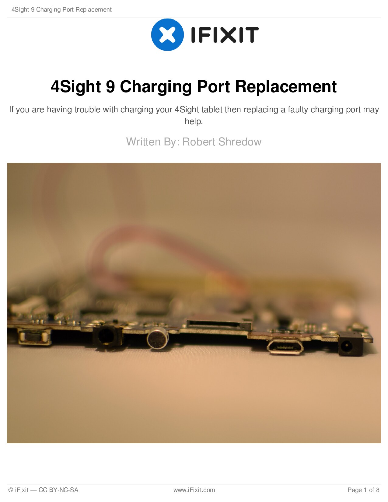 4Sight 9 Charging Port Replacement