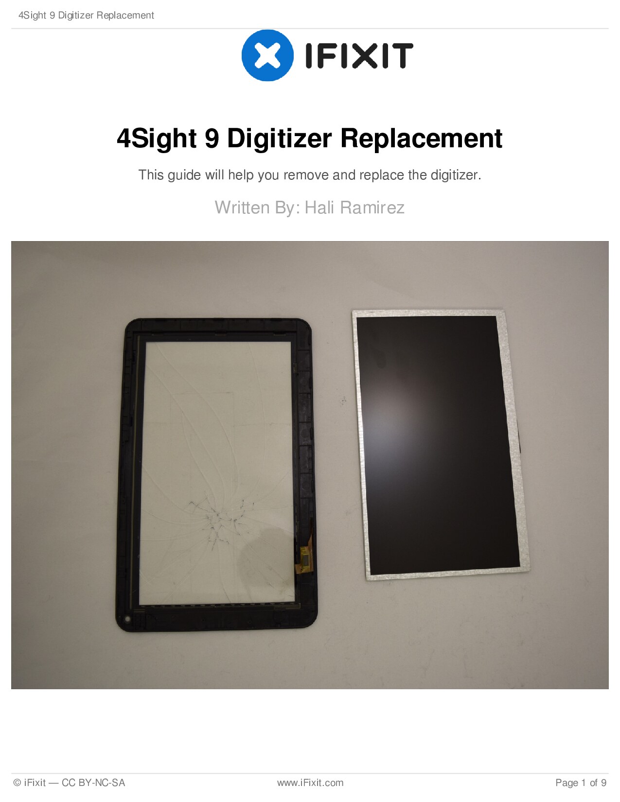 4Sight 9 Digitizer Replacement