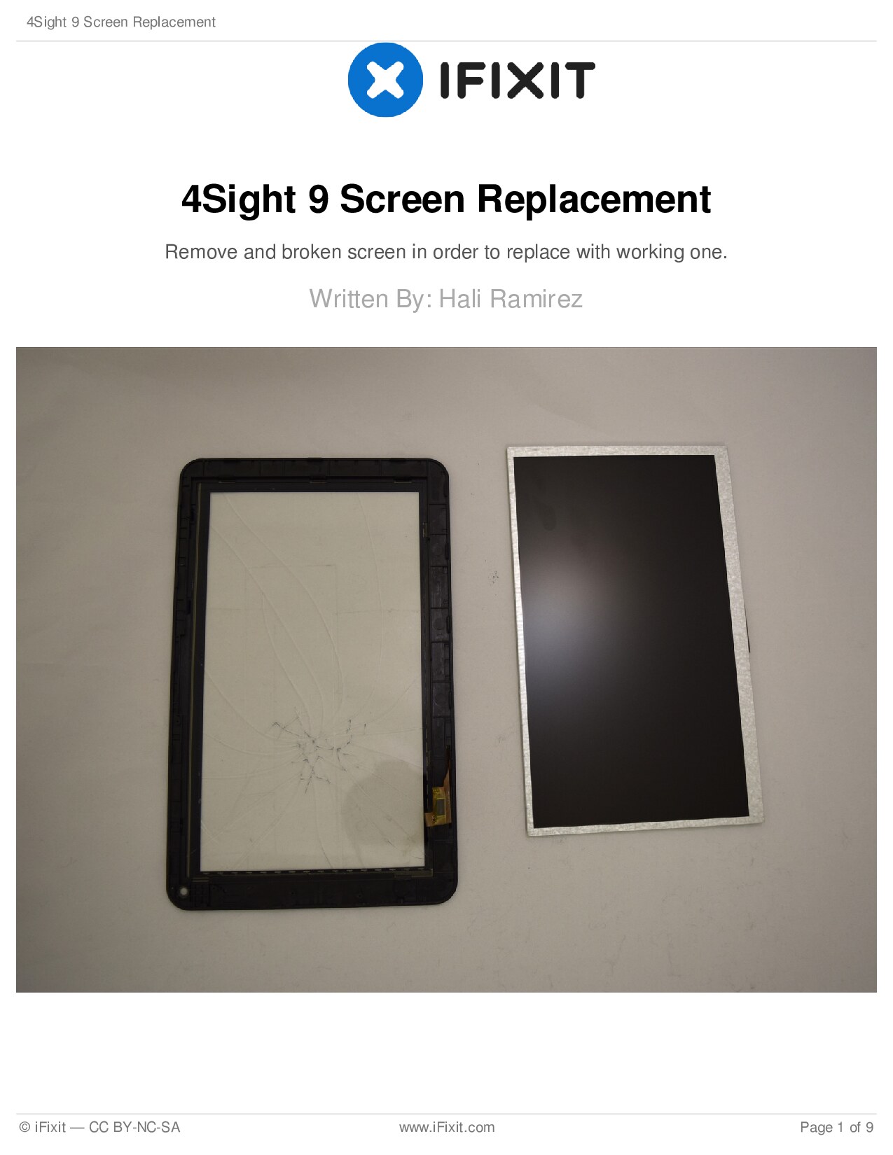 4Sight 9 Screen Replacement